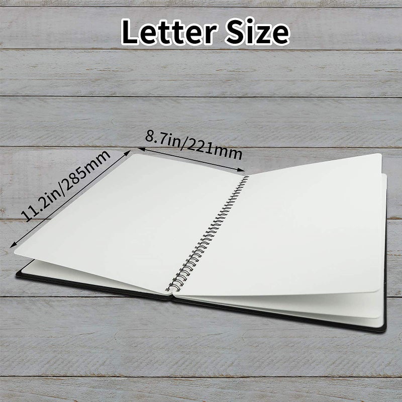 NEWYES Whiteboard Notebook Erasable Meeting Notebook Dry Erase White Board for Meeting  Business  Office  Home (A4) - Image 2